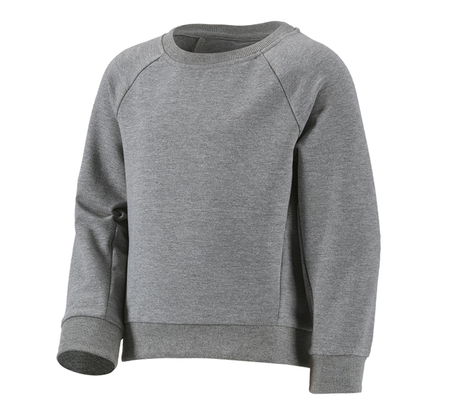 Primary image e.s. Sweatshirt cotton stretch, children's grey melange