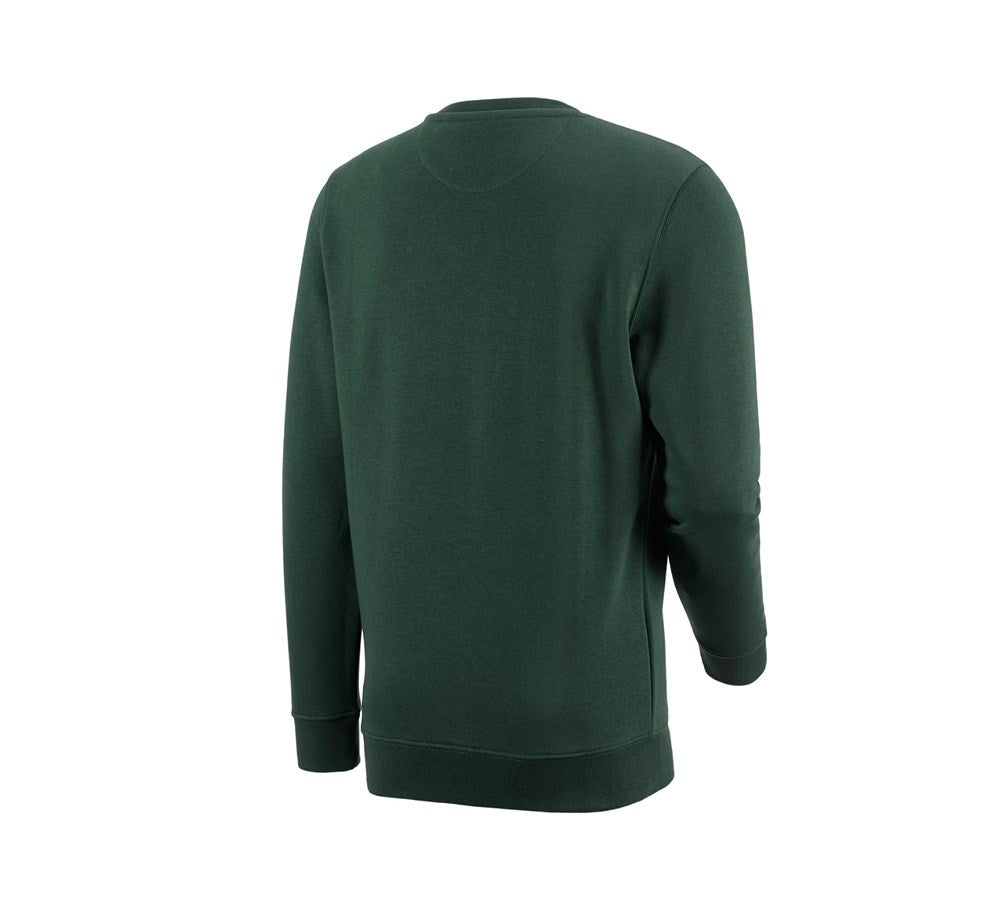 Secondary image e.s. Sweatshirt poly cotton green