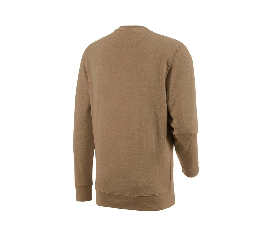 Secondary image e.s. Sweatshirt poly cotton khaki