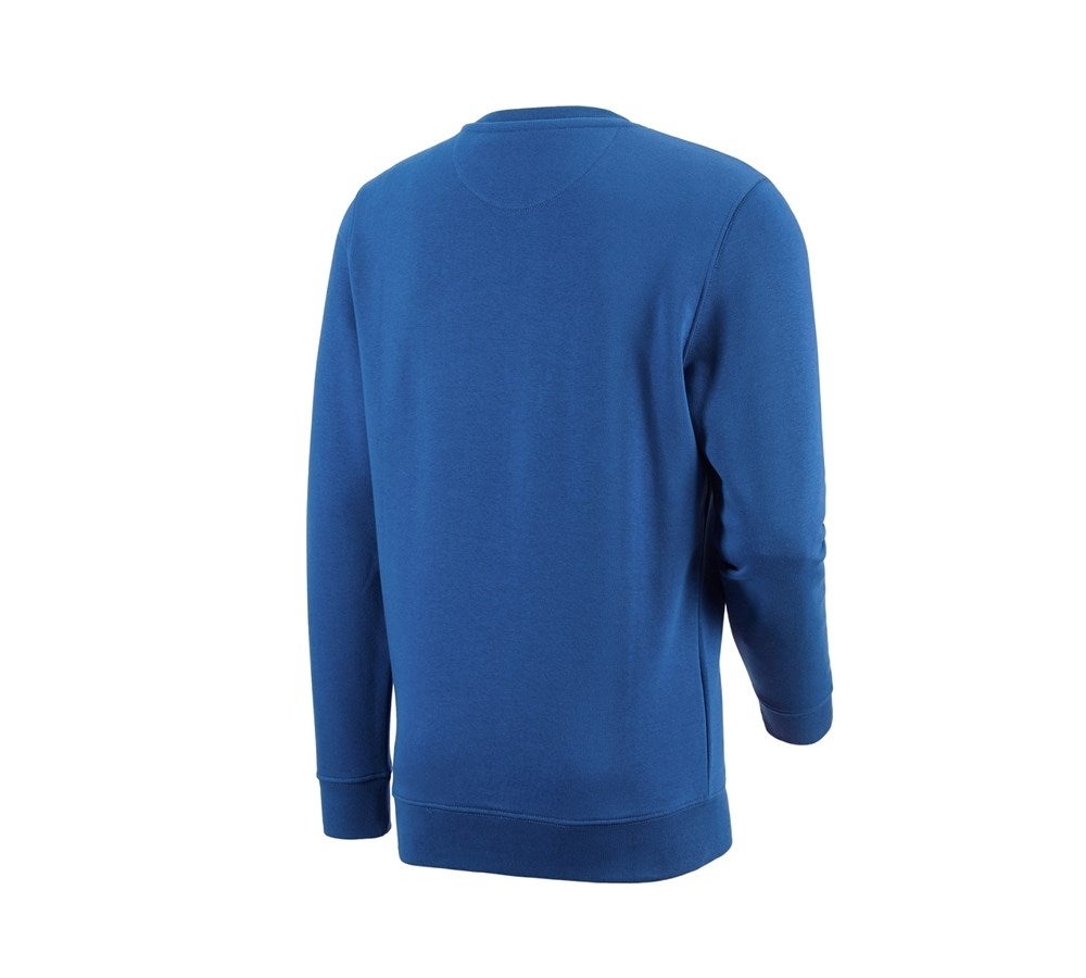 Secondary image e.s. Sweatshirt poly cotton gentianblue