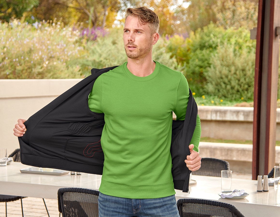 Additional image 1 e.s. Sweatshirt poly cotton seagreen
