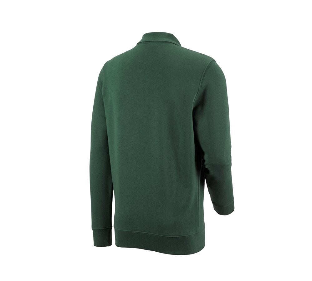 Secondary image e.s. Sweatshirt poly cotton Pocket green