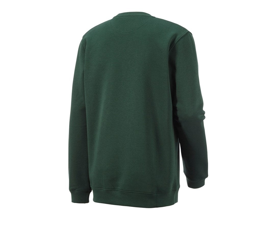 Secondary image e.s. Sweatshirt poly cotton, long fit green