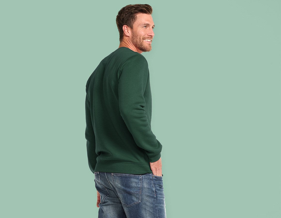 Additional image 1 e.s. Sweatshirt poly cotton, long fit green