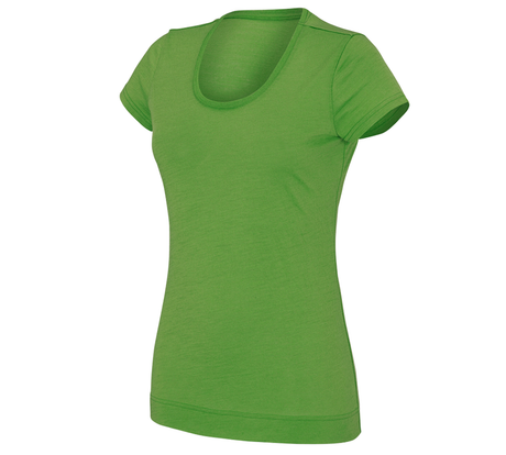 Primary image e.s. T-shirt Merino light, ladies' seagreen