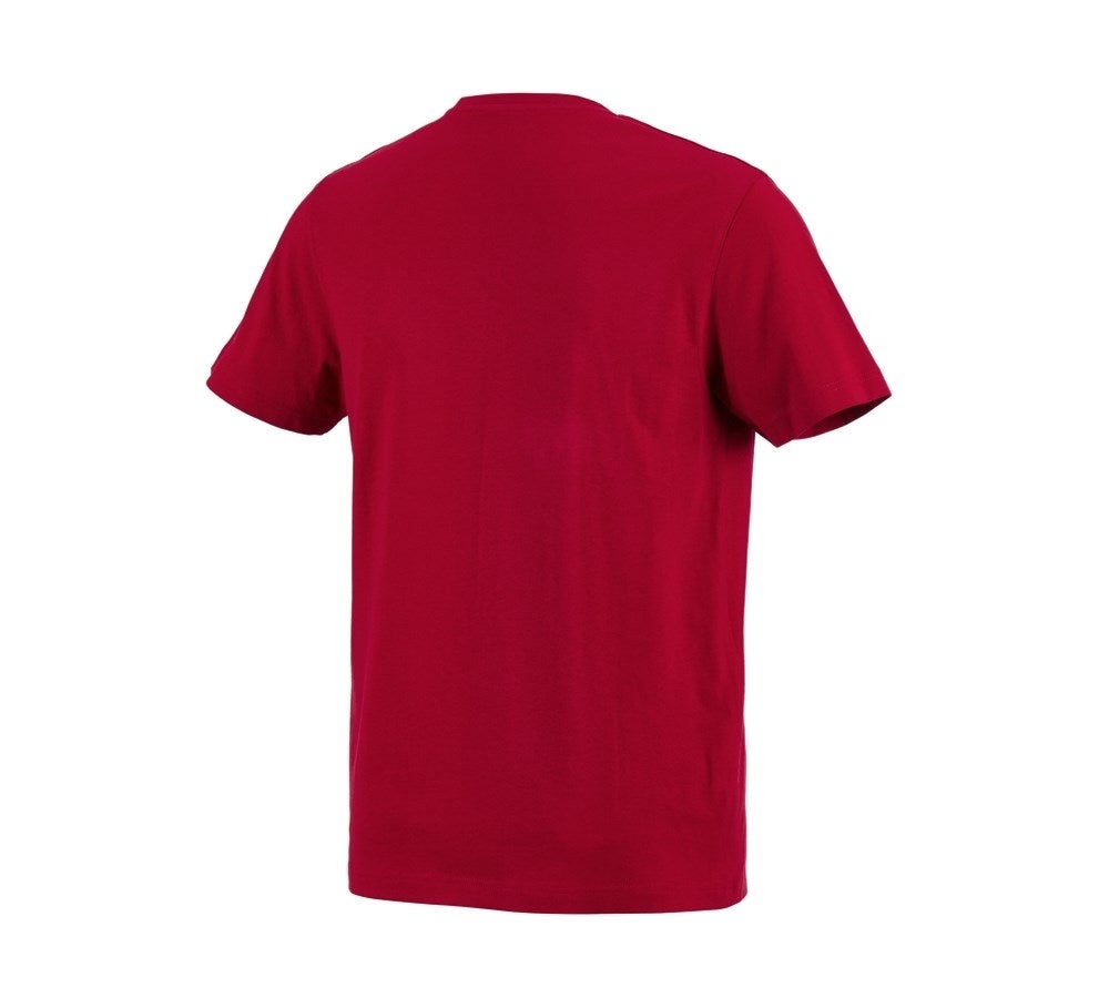 Secondary image e.s. T-shirt cotton red