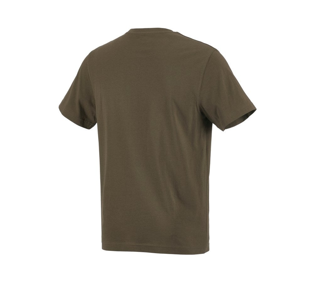 Secondary image e.s. T-shirt cotton olive