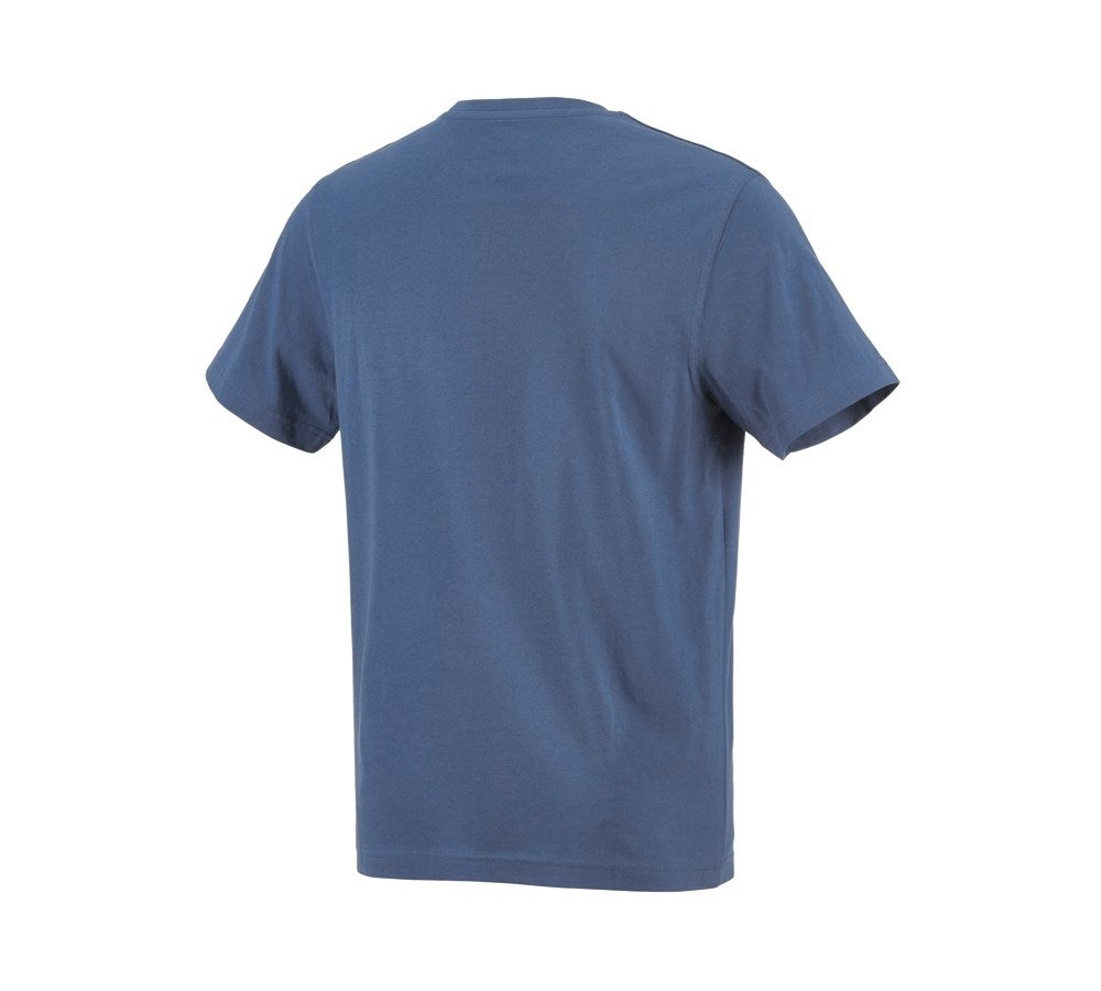 Secondary image e.s. T-shirt cotton cobalt