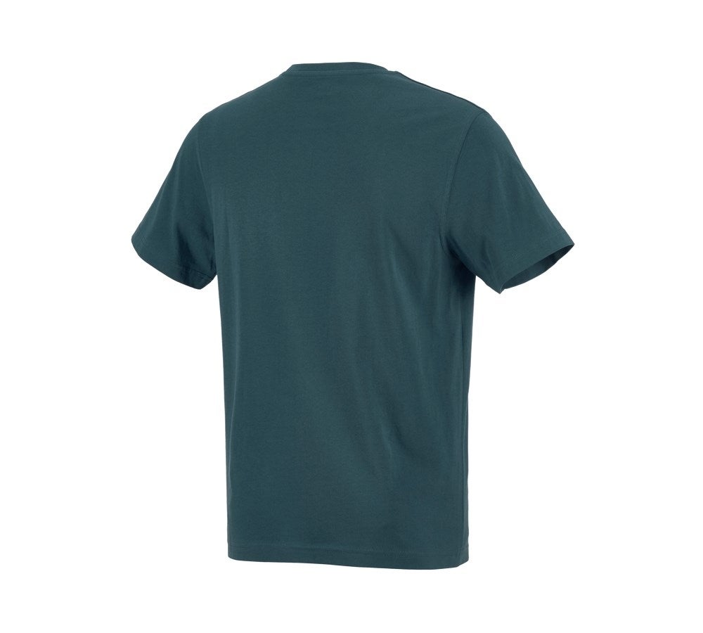 Secondary image e.s. T-shirt cotton seablue