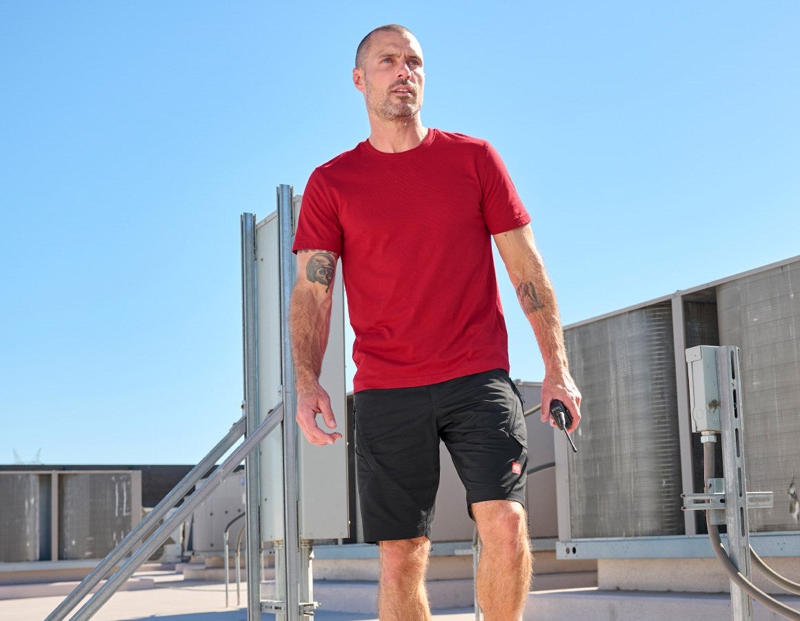 Additional image 2 e.s. T-shirt cotton red