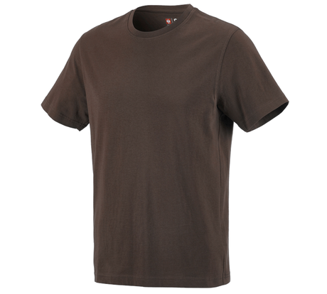Primary image e.s. T-shirt cotton chestnut