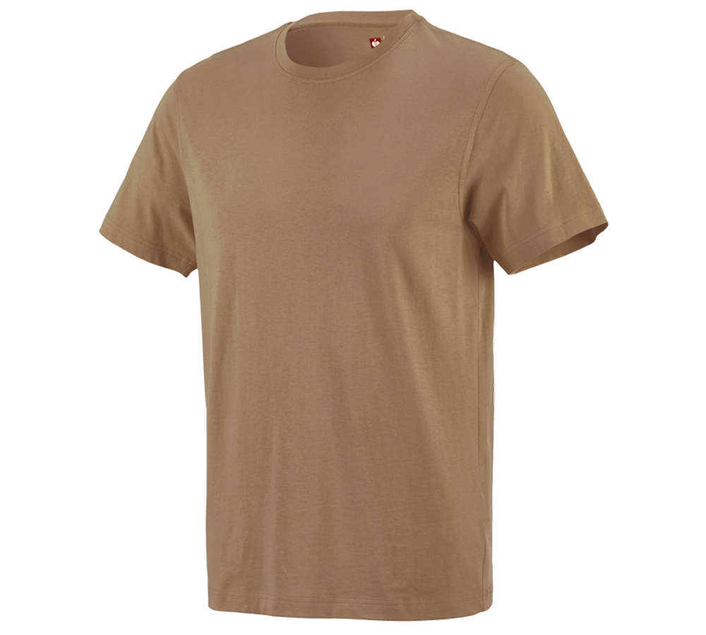 Primary image e.s. T-shirt cotton khaki