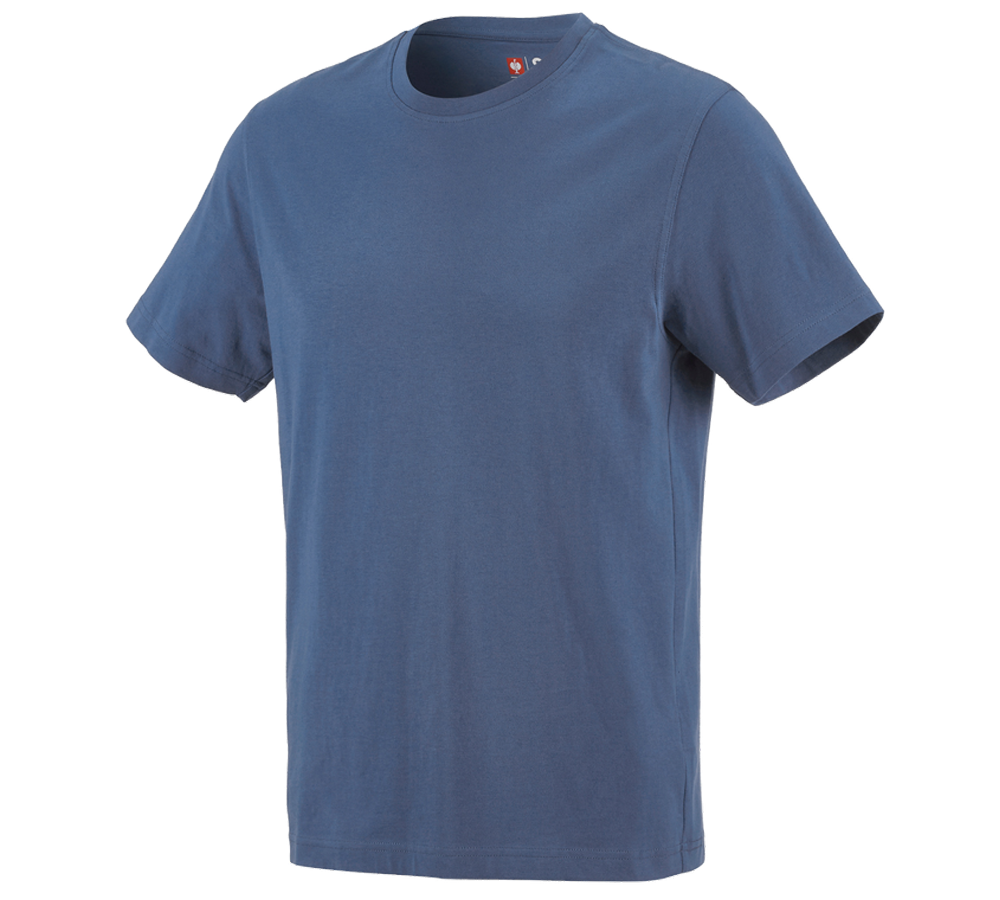 Primary image e.s. T-shirt cotton cobalt