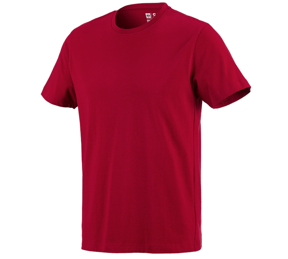 Primary image e.s. T-shirt cotton red