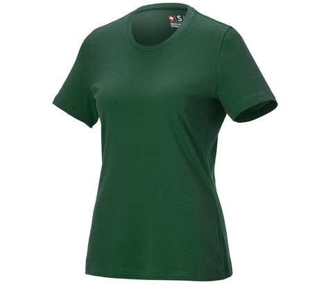 Primary image e.s. T-shirt cotton light, ladies' green