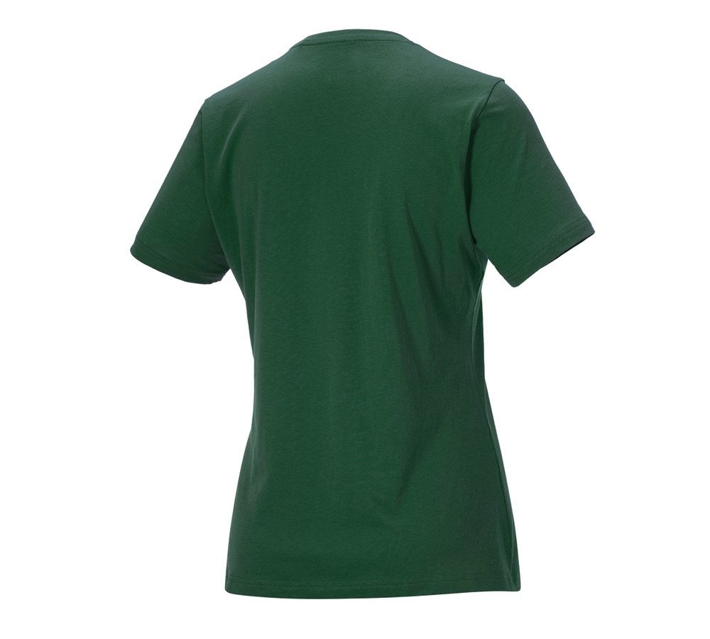 Secondary image e.s. T-shirt cotton light, ladies' green