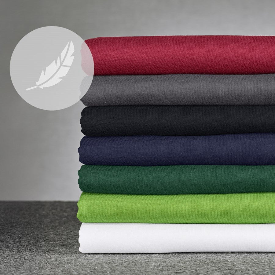 Detailed image e.s. T-shirt cotton light, ladies' white