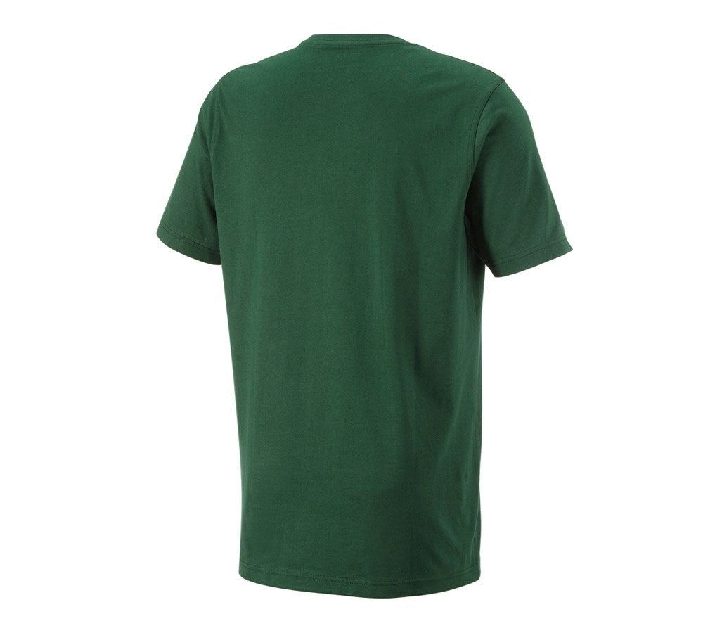 Secondary image e.s. T-shirt cotton, long fit green