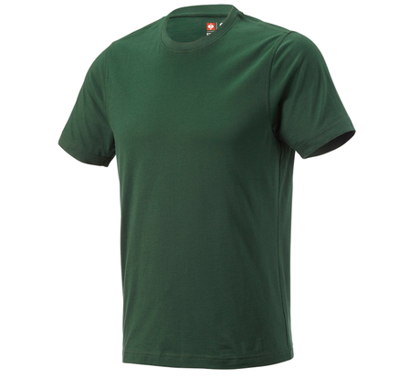 Primary image e.s. T-shirt cotton, slim fit green