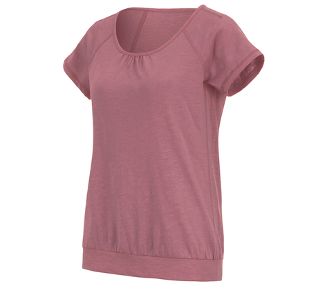 Primary image e.s. T-shirt cotton slub, ladies' antiquepink