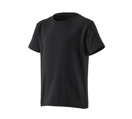 Primary image e.s. T-Shirt cotton stretch, children's black