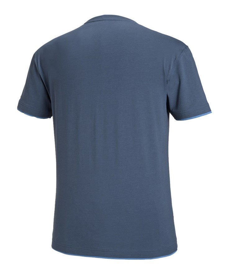 Secondary image e.s. T-shirt cotton stretch Layer pacific/cobalt