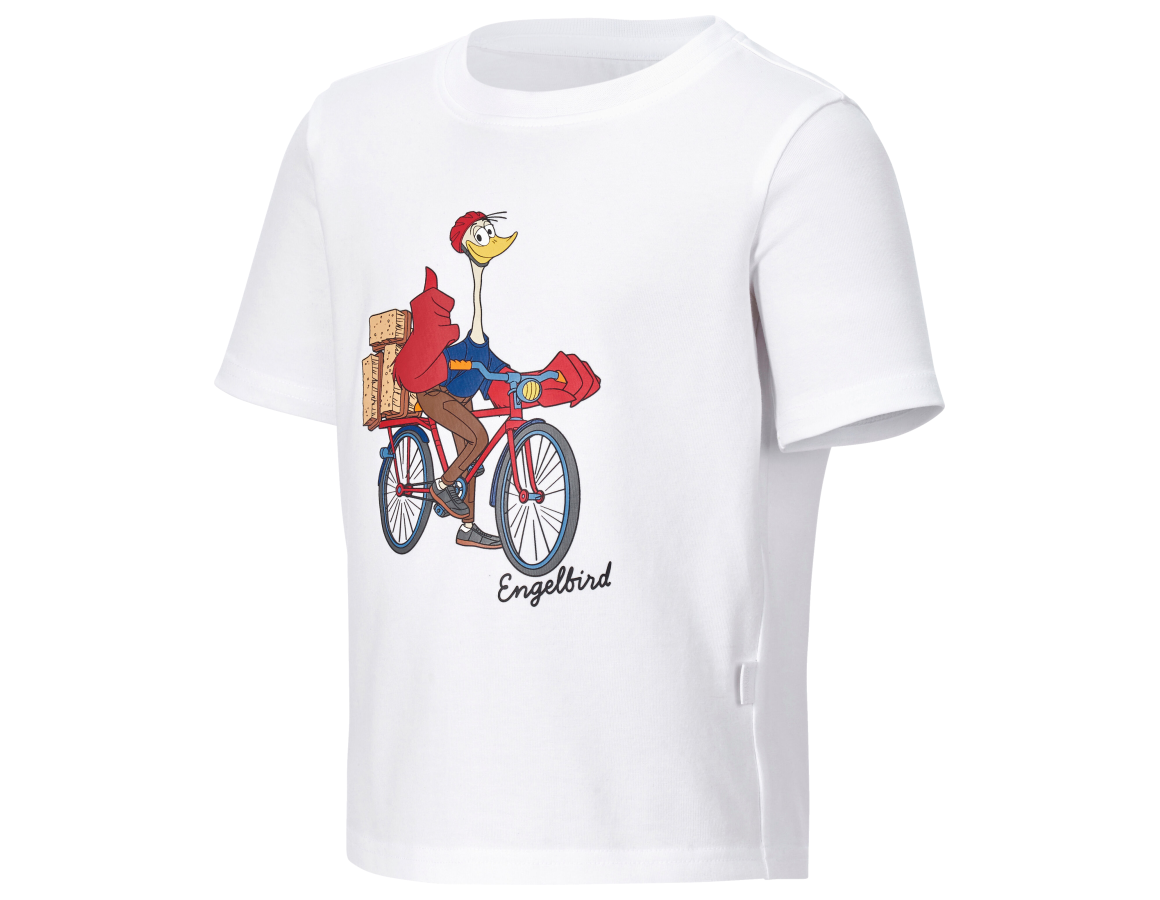 Primary image e.s. T-Shirt cotton stretch engelbird, children's engelbird1/white