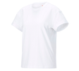 Primary image e.s. T-shirt cotton stretch rolled sleeve, ladies white