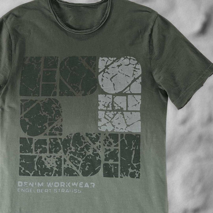 Detailed image e.s. T-Shirt denim workwear disguisegreen vintage