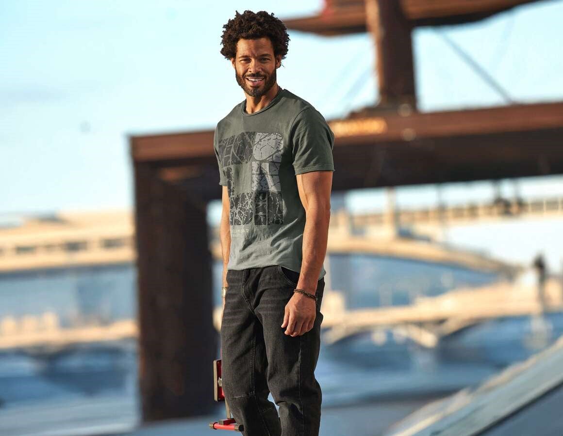 Additional image 1 e.s. T-Shirt denim workwear disguisegreen vintage