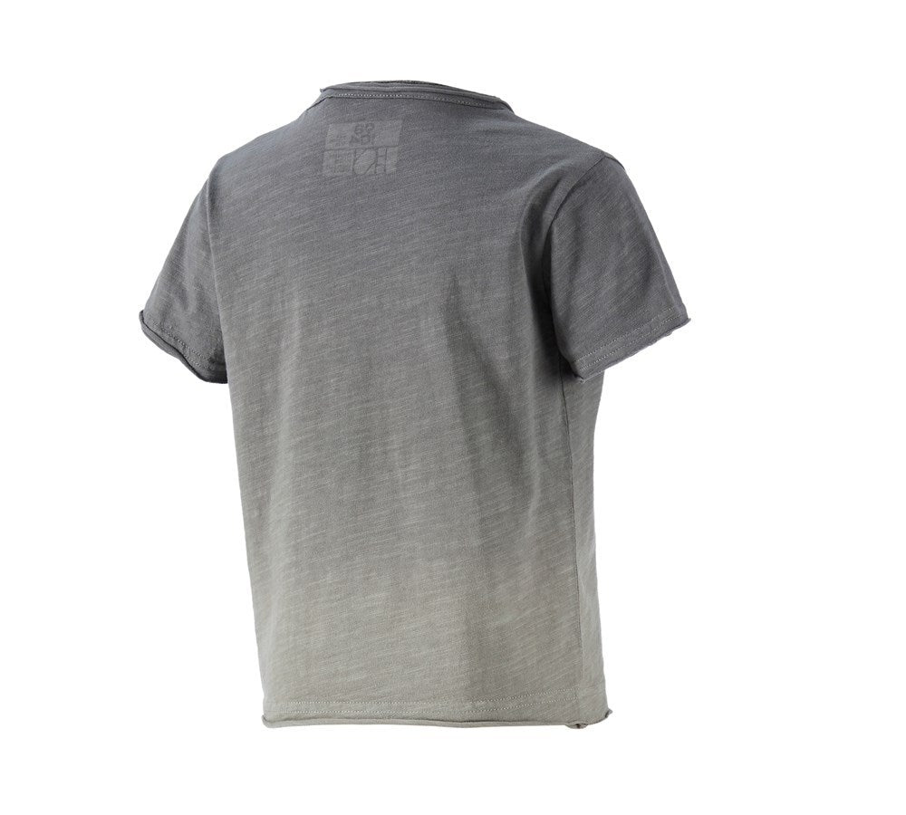 Secondary image e.s. T-Shirt denim workwear, children's granite vintage
