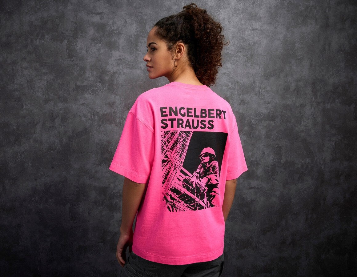 Additional image 1 e.s. T-shirt neon, ladies' neonpink vintage