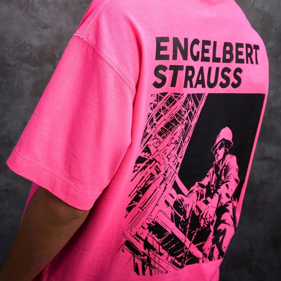 Detailed image e.s. T-shirt neon, ladies' neonpink vintage
