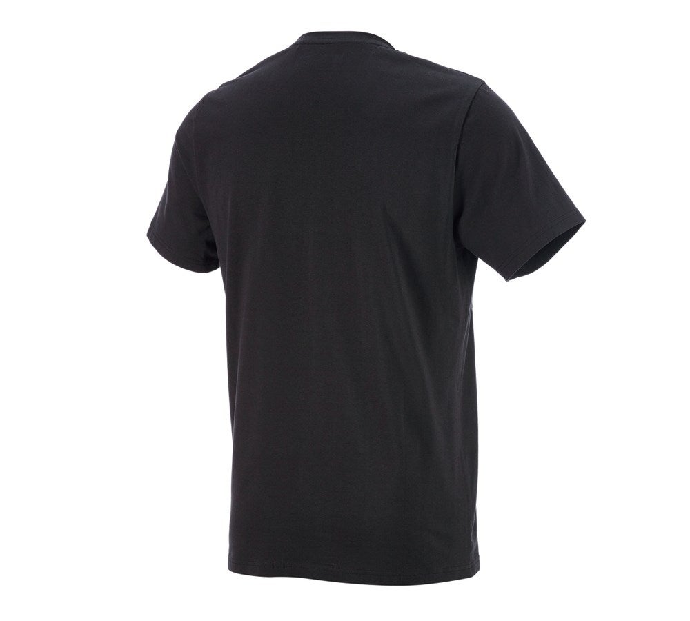 Secondary image e.s. T-shirt strauss works black/white