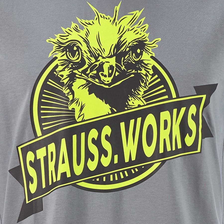Detailed image e.s. T-shirt strauss works platinum