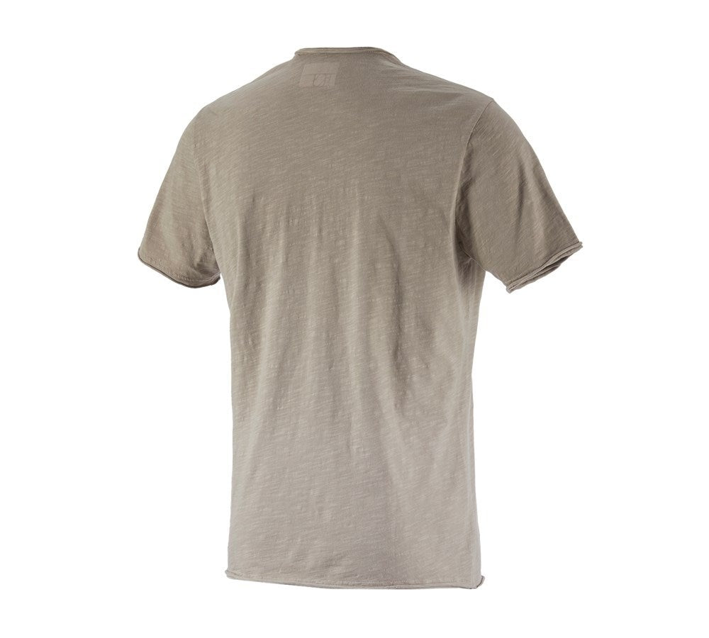 Secondary image e.s. T-Shirt workwear ostrich taupe vintage