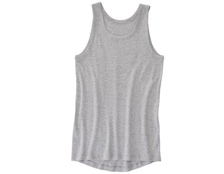 Primary image e.s. Vest fine rib classic grey melange