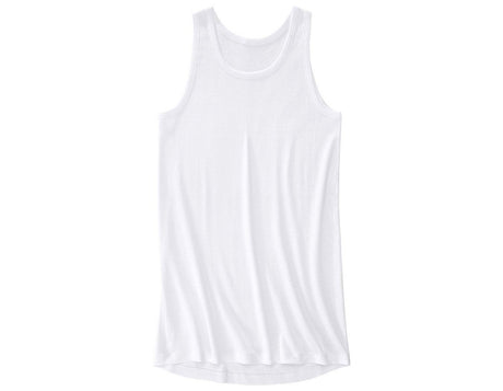 Primary image e.s. Vest coarse rib classic, extra long white