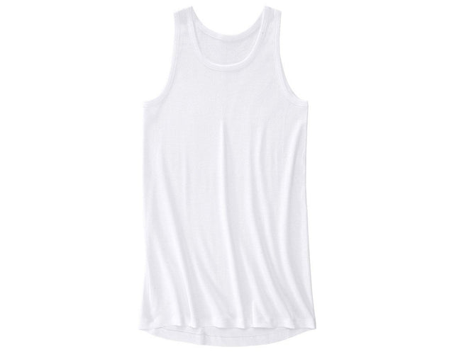 Primary image e.s. Vest coarse rib classic, extra long white