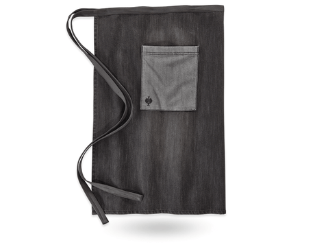 Primary image e.s. Mid-Length Apron denim graphitewashed