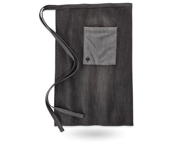 Primary image e.s. Mid-Length Apron denim graphitewashed