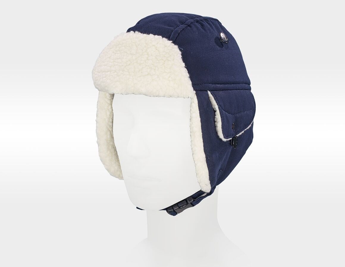 Main action image e.s. Winter hat cotton touch midnightblue