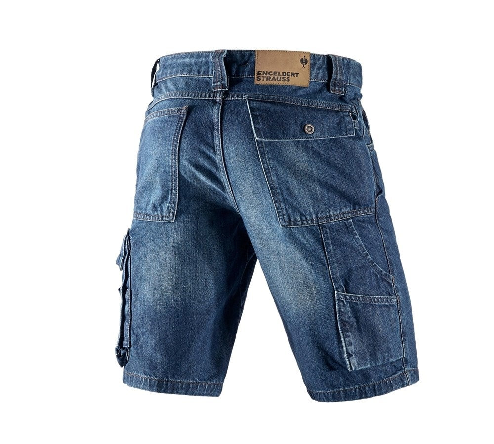 Secondary image e.s. Worker denim shorts darkwashed