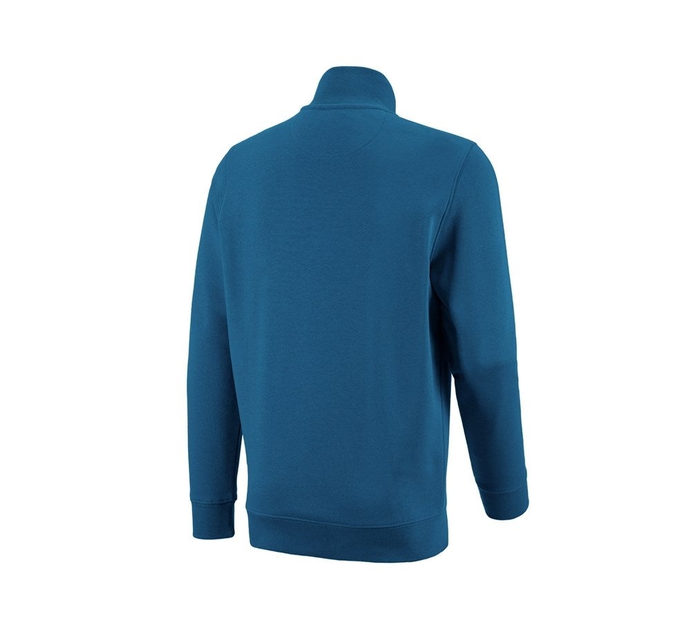 Secondary image e.s. ZIP-sweatshirt poly cotton atoll