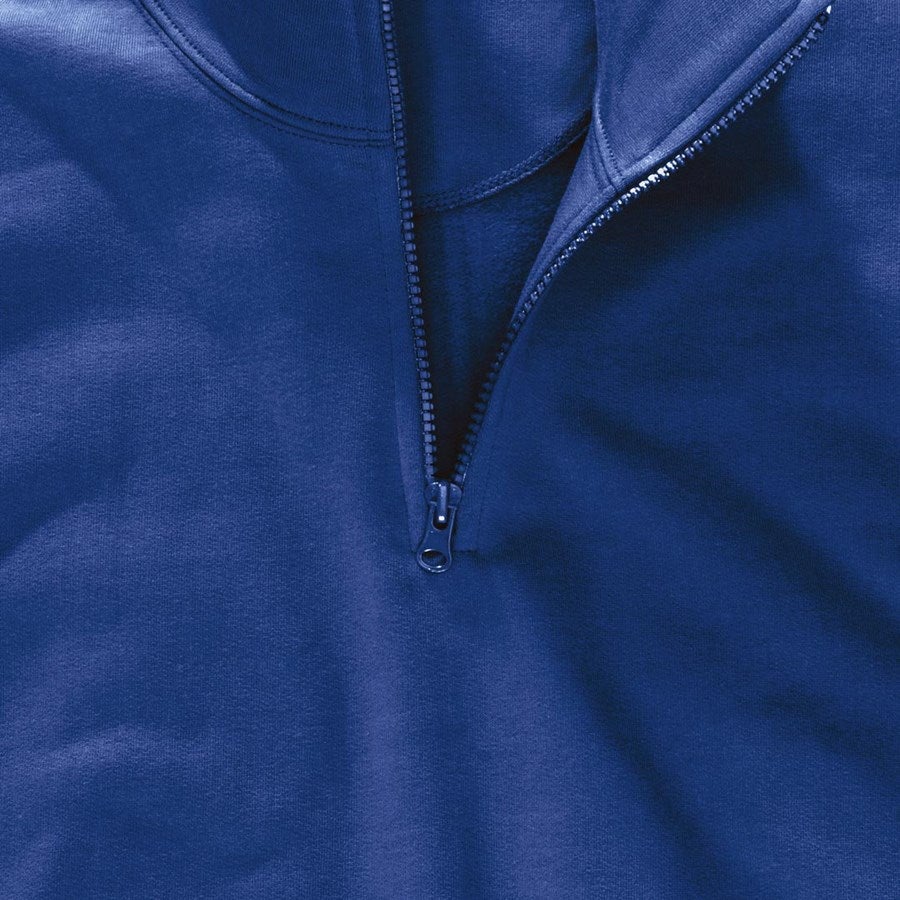 Detailed image e.s. ZIP-sweatshirt poly cotton royal