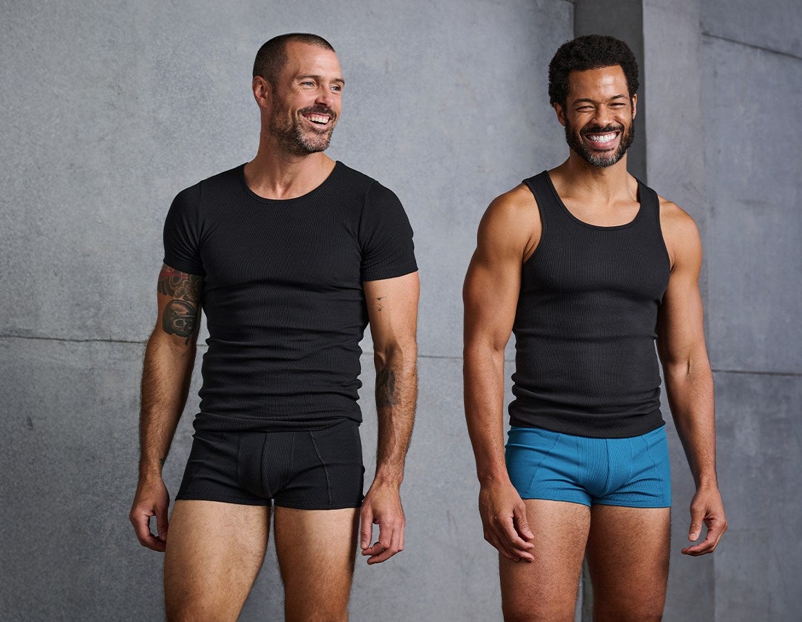 Additional image 4 e.s. cotton rib T-Shirt black