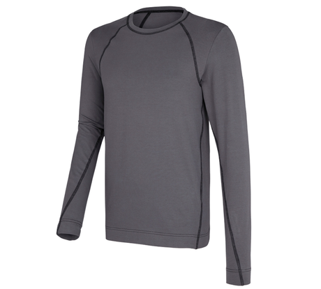 Primary image e.s. cotton stretch long sleeve basis-light cement