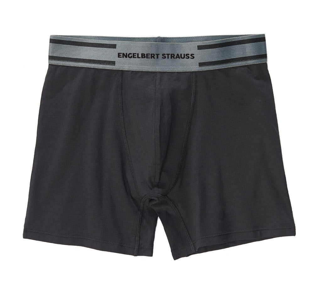 Primary image e.s. Cotton stretch long-leg pants black/cement