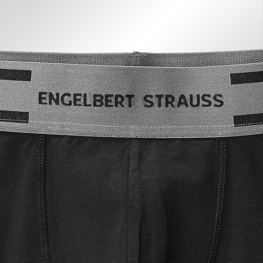 Detailed image e.s. Cotton stretch long-leg pants black/cement